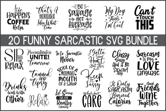 Download Funny Sarcastic SVG Bundle - Funny sarcastic svg Collection
