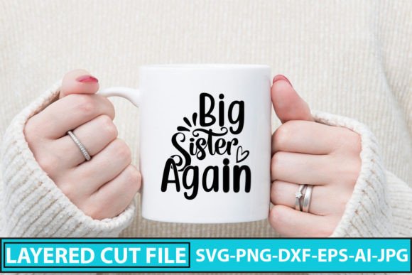 Download Big Sister Again SVG Cut File - Premium Resources