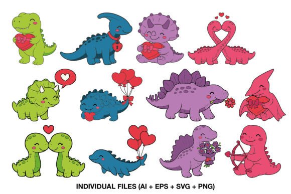 Download Valentine Dinosaur Card Graphics - Graphic Collection