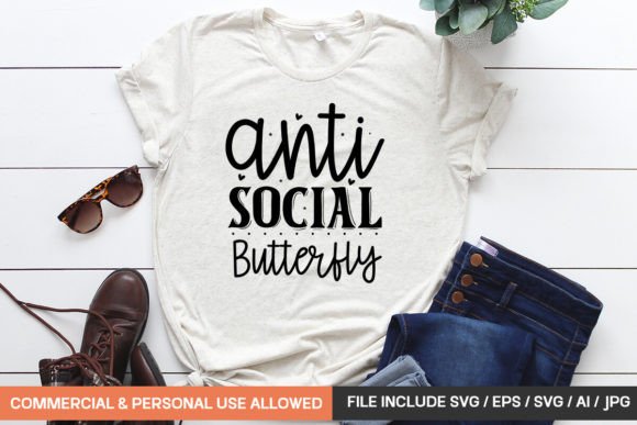Download Anti Social Butterfly Svg Design - Butterfly svg design Collection