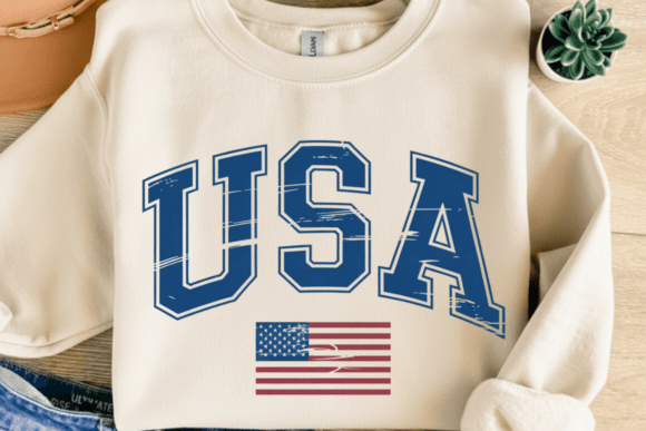 Download Vintage Collegiate American Flag Shirt - Vintage Collection